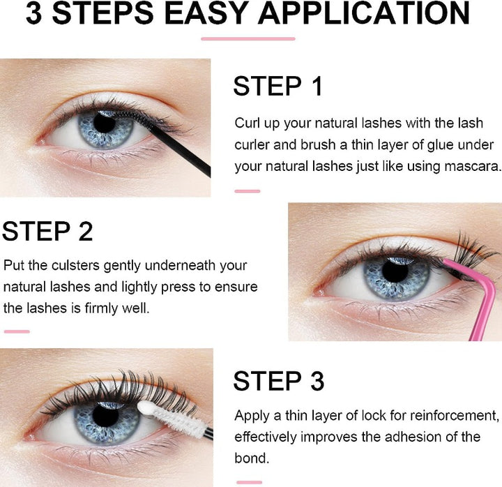how to use eyelashes